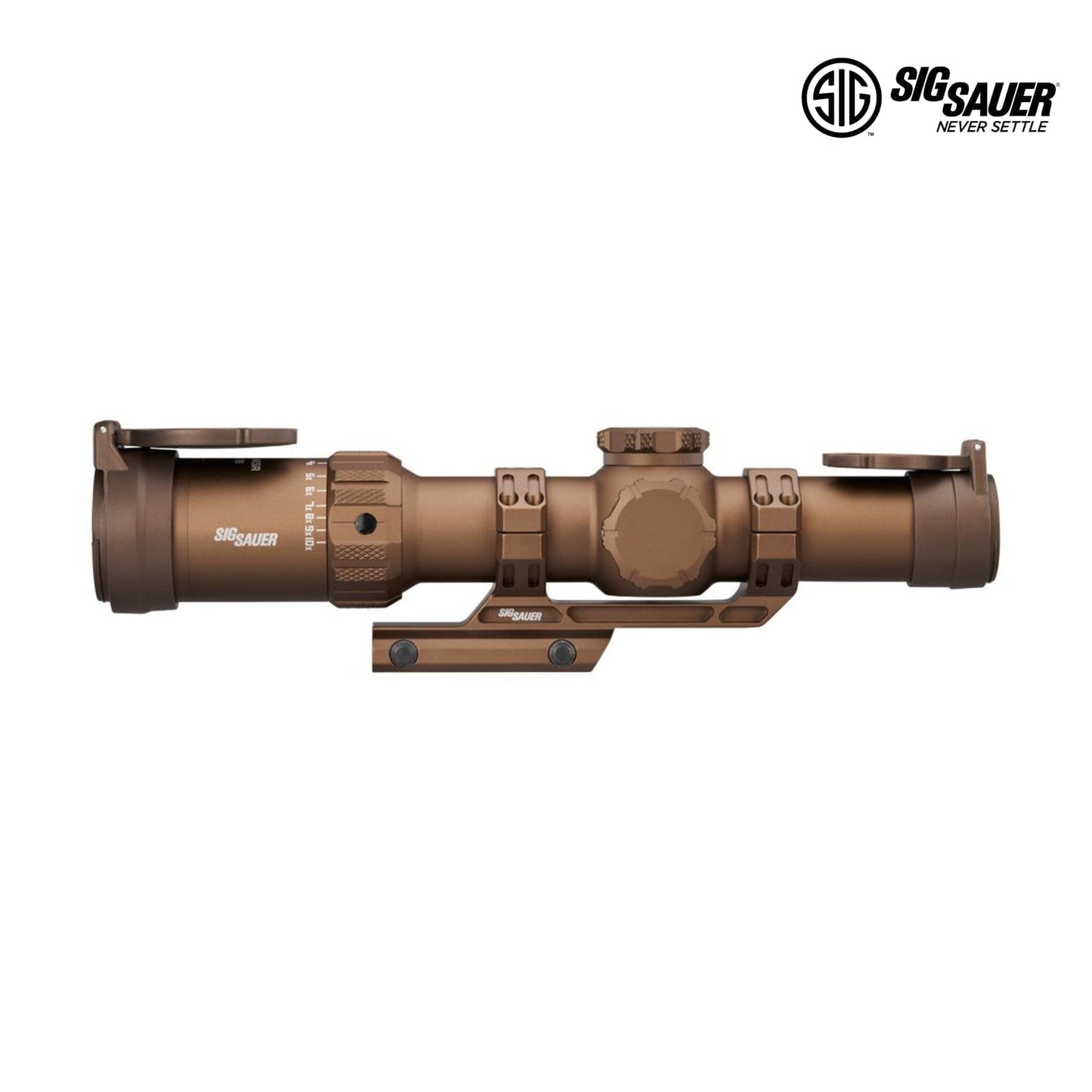 SIG Sauer TANGO-MSR 1-10x28 SFP Riflescope - MSR BDC10 Reticle - Coyote Tan Rifle Scope SIG Sauer