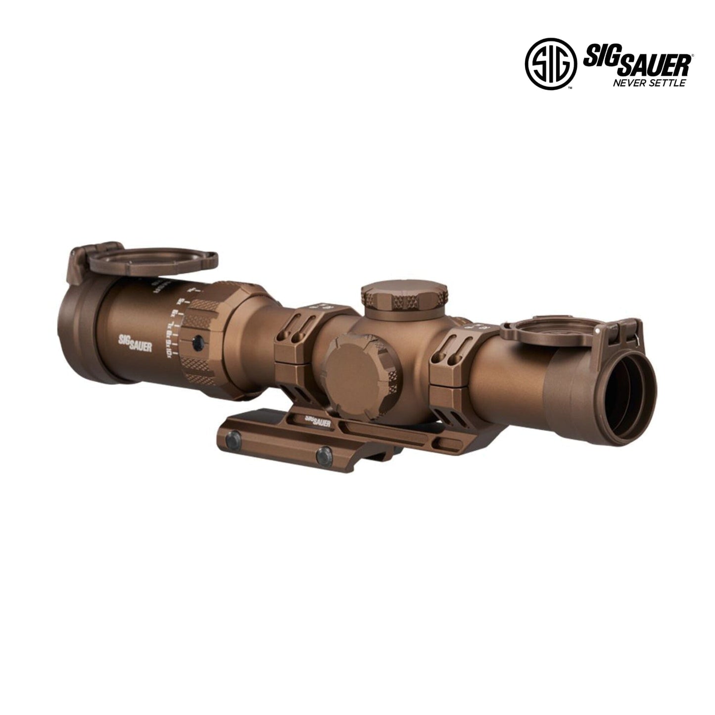 SIG Sauer TANGO-MSR 1-10x28 SFP Riflescope - MSR BDC10 Reticle - Coyote Tan Rifle Scope SIG Sauer