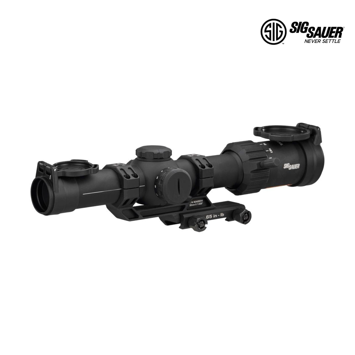 SIG Sauer TANGO-MSR 1-6x24 FFP Riflescope - MSR BDC6 Reticle - Black Rifle Scope SIG Sauer