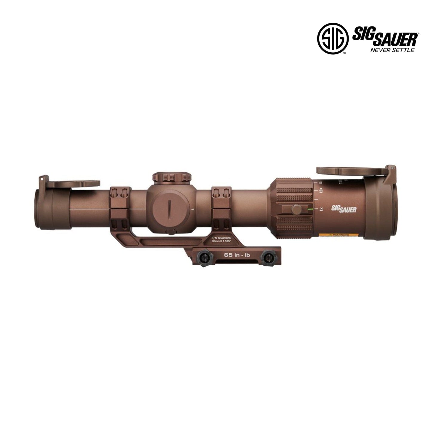 SIG Sauer TANGO-MSR 1-6x24 SFP Riflescope - MSR BDC6 Reticle - Coyote Tan Rifle Scope SIG Sauer