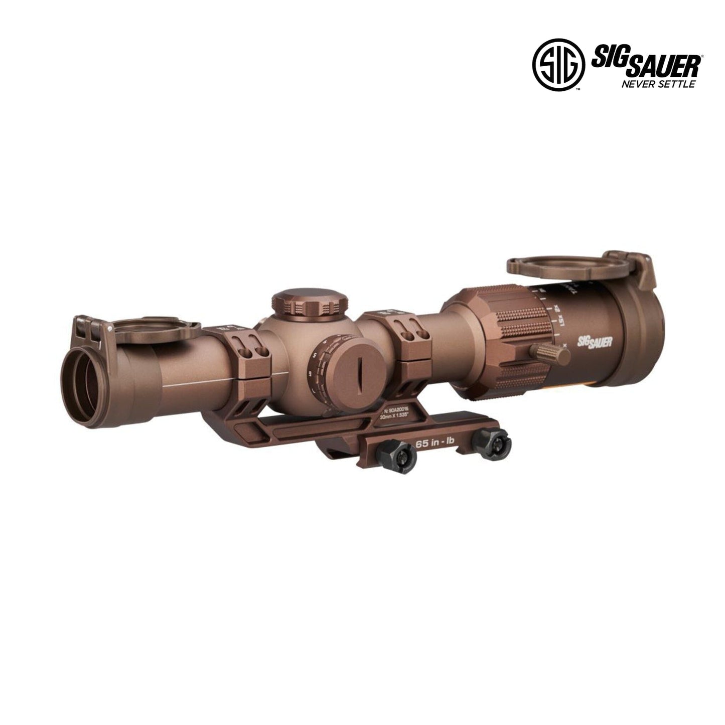 SIG Sauer TANGO-MSR 1-8x24 SFP Riflescope - MSR BDC8 Reticle - Coyote Tan Rifle Scope SIG Sauer