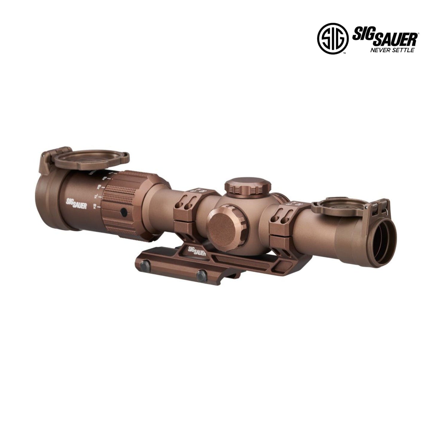 SIG Sauer TANGO-MSR 1-8x24 SFP Riflescope - MSR BDC8 Reticle - Coyote Tan Rifle Scope SIG Sauer