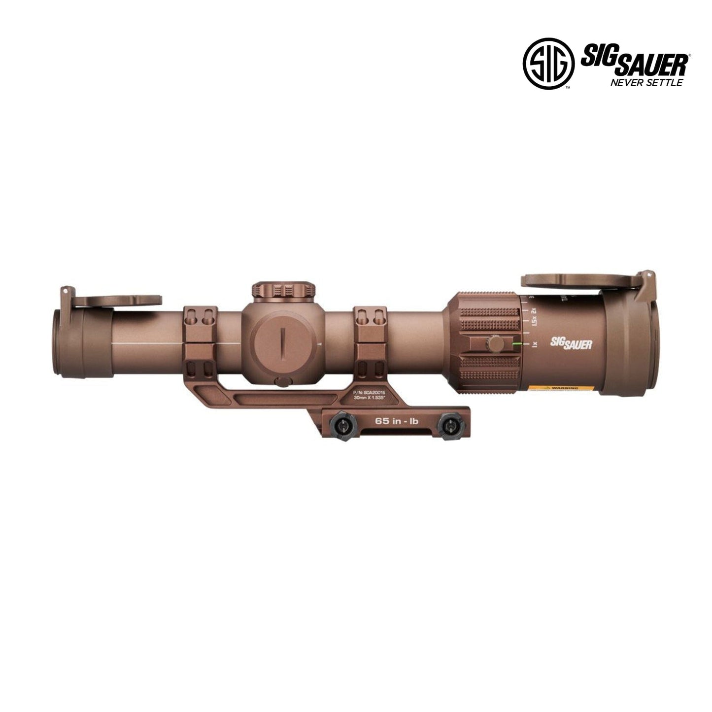 SIG Sauer TANGO-MSR 1-8x24 SFP Riflescope - MSR BDC8 Reticle - Coyote Tan Rifle Scope SIG Sauer