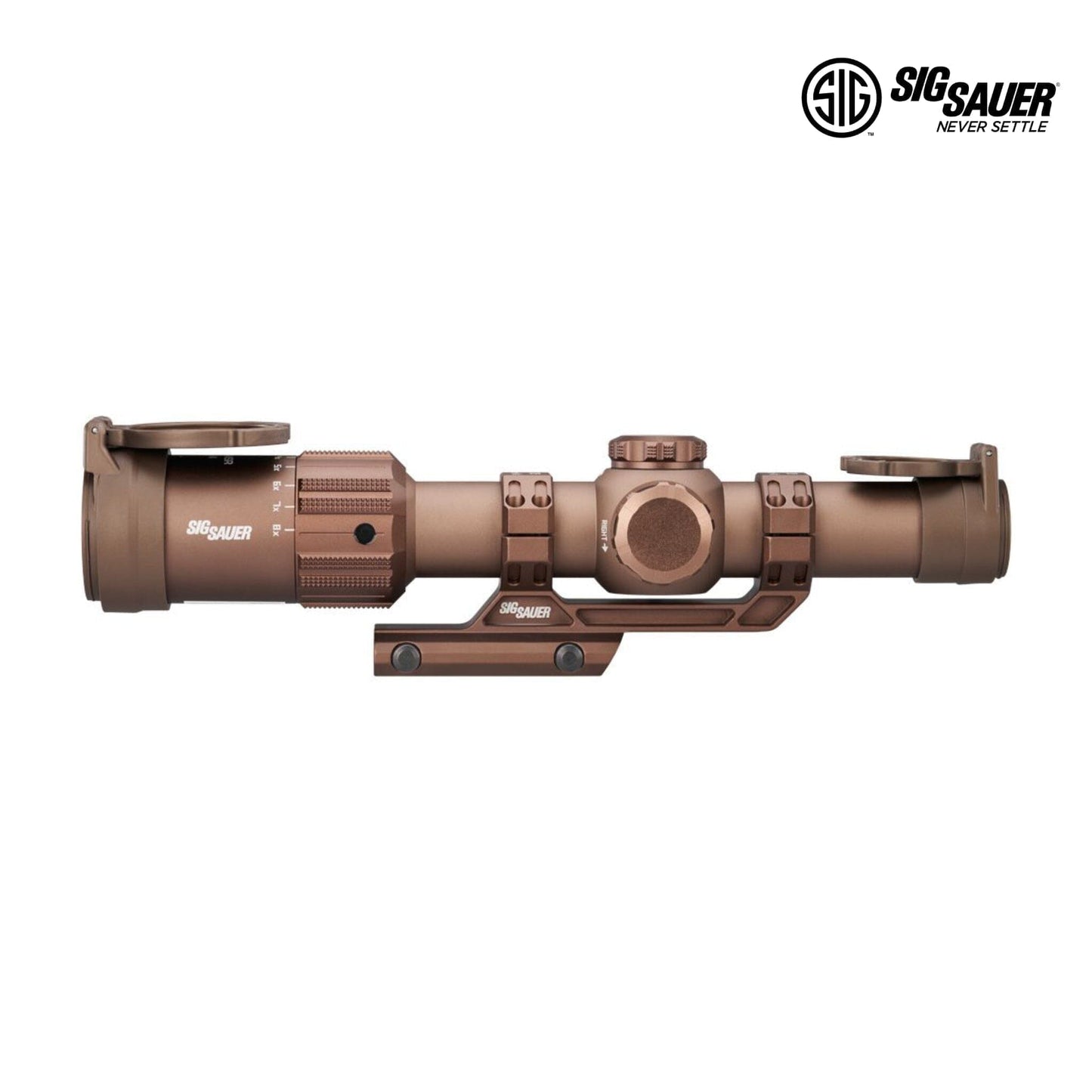 SIG Sauer TANGO-MSR 1-8x24 SFP Riflescope - MSR BDC8 Reticle - Coyote Tan Rifle Scope SIG Sauer