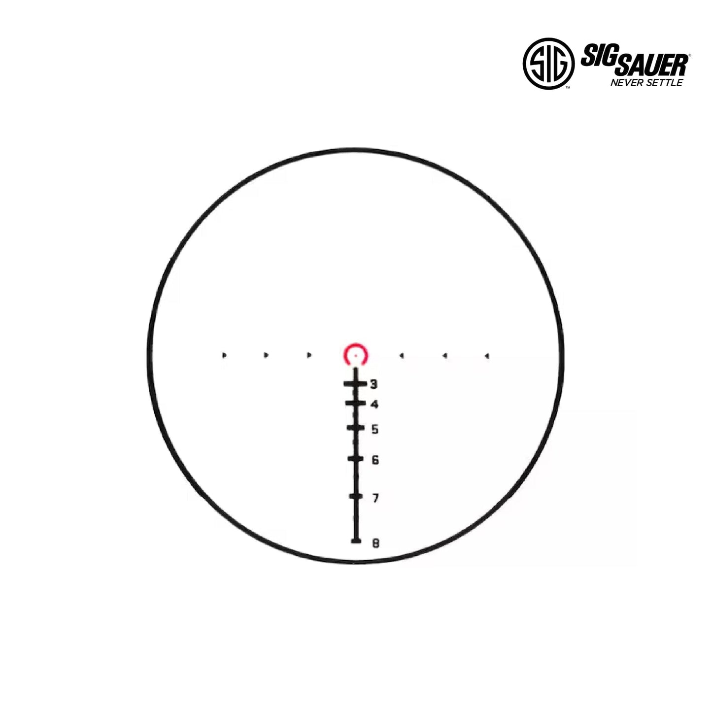 SIG Sauer TANGO6T 1-6x24 FFP Riflescope - 5.56/7.62 Horseshoe Dot Reticle Rifle Scope SIG Sauer