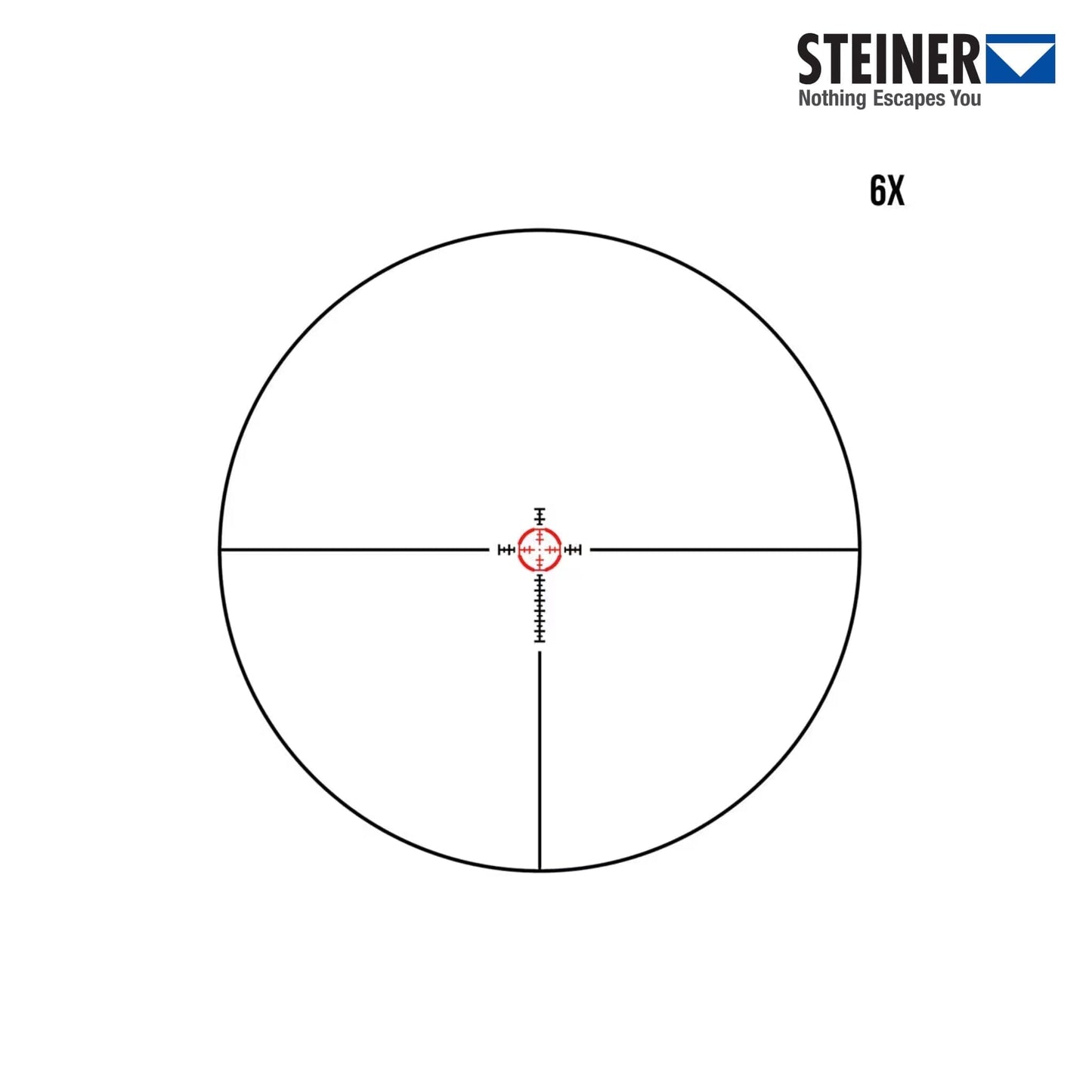 Steiner T6Xi 1-6x24mm FFP Rifle Scope KC-1 Reticle Rifle Scope Steiner Optics