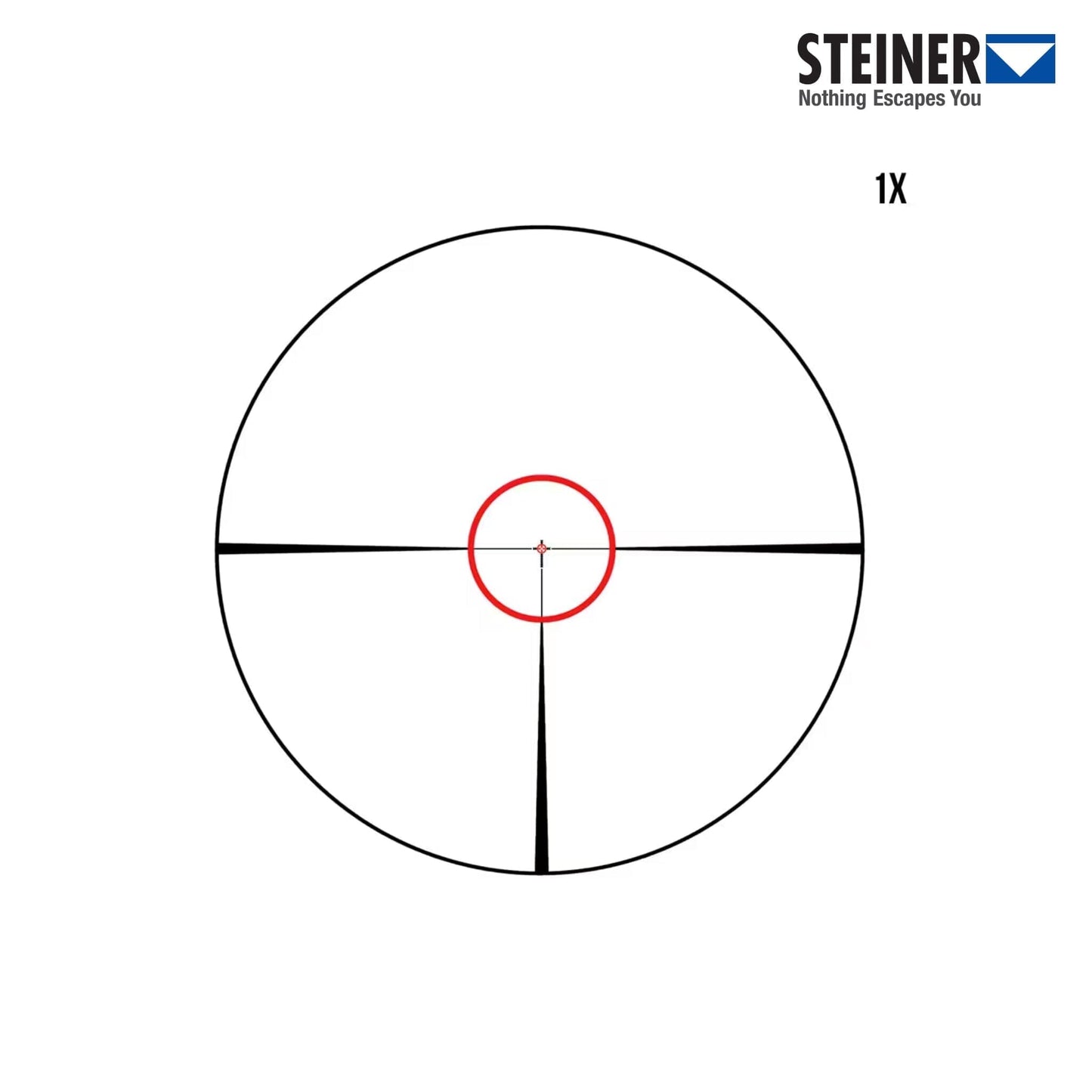 Steiner T6Xi 1-6x24mm FFP Rifle Scope KC-1 Reticle Rifle Scope Steiner Optics