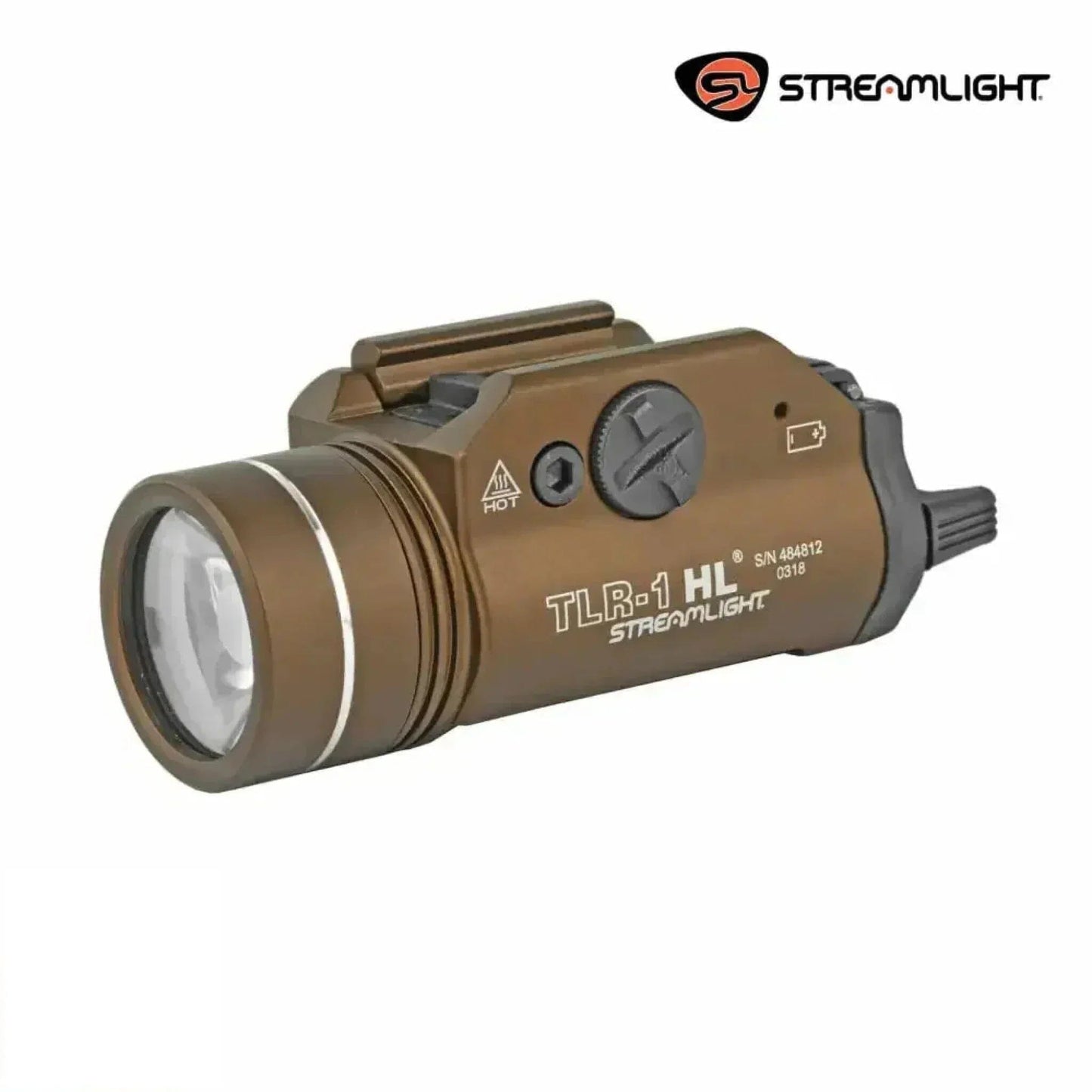 Streamlight TLR-1 HL WeaponLight - Brown Weapon Light Streamlight