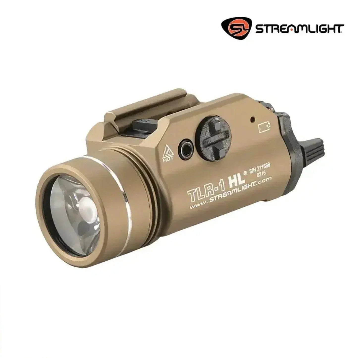 Streamlight TLR-1 HL WeaponLight - FDE Weapon Light Streamlight