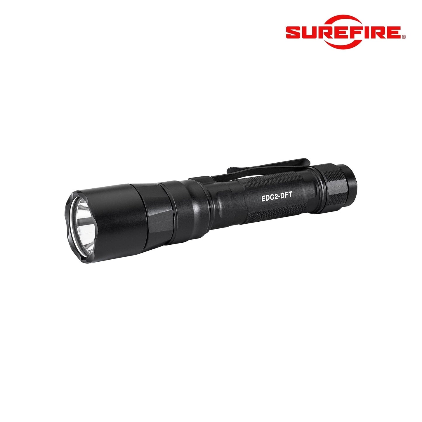 SureFire EDC2‑DFT Turbo Dual‑Fuel Everyday Carry Flashlight - Black Flashlight SureFire