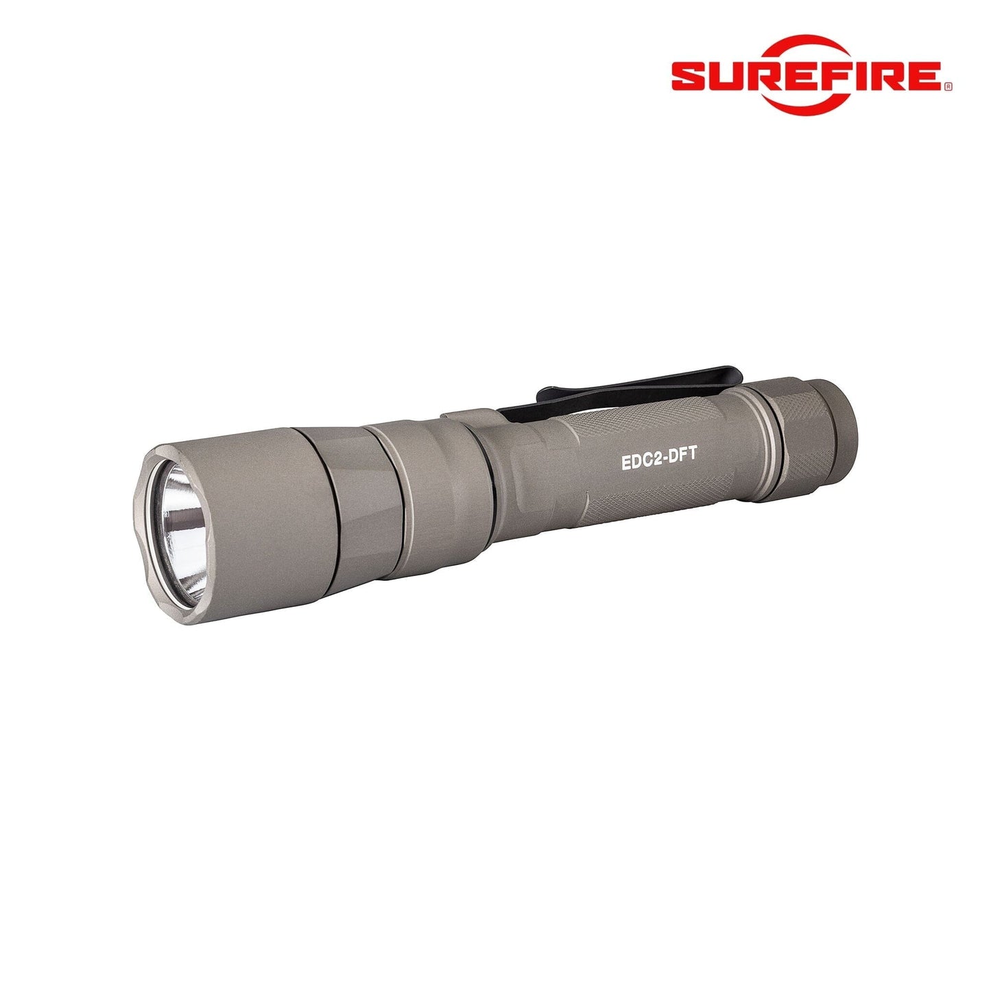 SureFire EDC2‑DFT Turbo Dual‑Fuel Everyday Carry Flashlight - Tan Flashlight SureFire