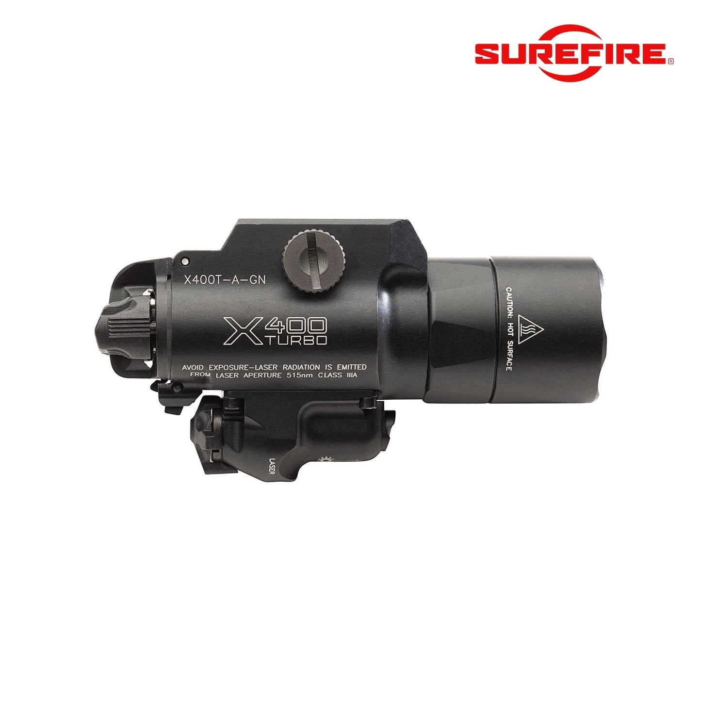 Surefire X400T-A-GN Turbo WeaponLight with Green Laser Weapon Light SureFire