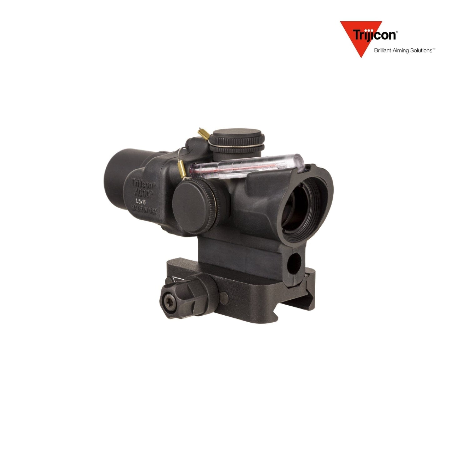 Trijicon 1.5×16S Compact ACOG Riflescope Red Ring & 2 MOA Center Dot Reticle Rifle Scope Trijicon