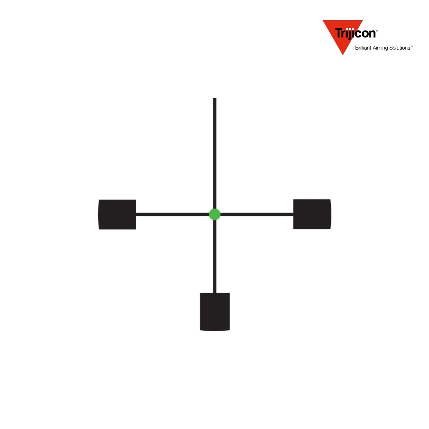 Trijicon AccuPoint 1-4x24 Riflescope German #4 Crosshair with Green Dot Reticle Rifle Scope Trijicon