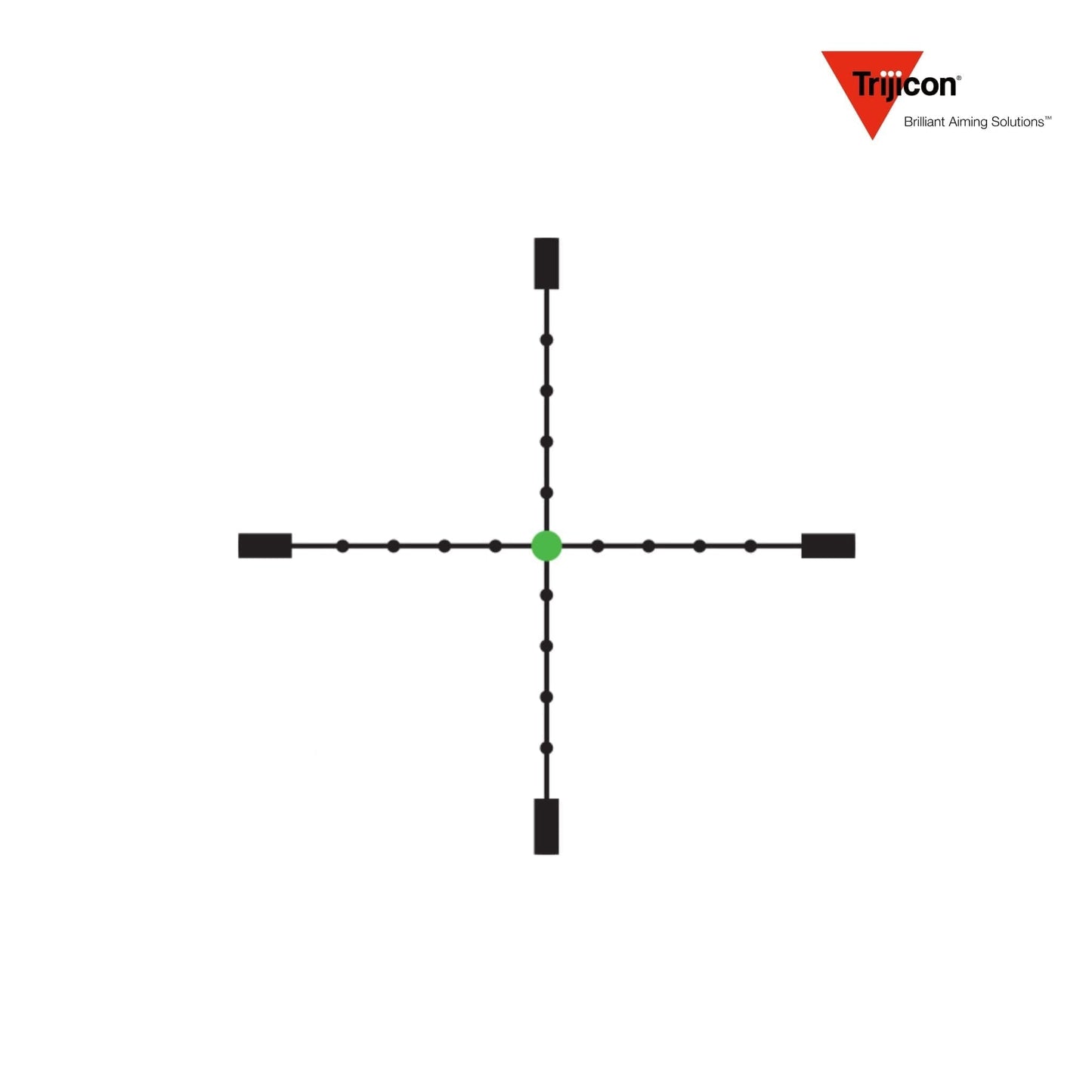 Trijicon AccuPoint 1-6x24 Riflescope MIL-Dot Crosshair with Green Dot Reticle Rifle Scope Trijicon
