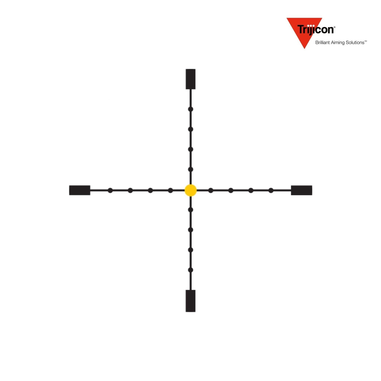 Trijicon AccuPoint 2.5-10x56 Riflescope MIL-Dot Crosshair with Amber Dot Reticle Rifle Scope Trijicon