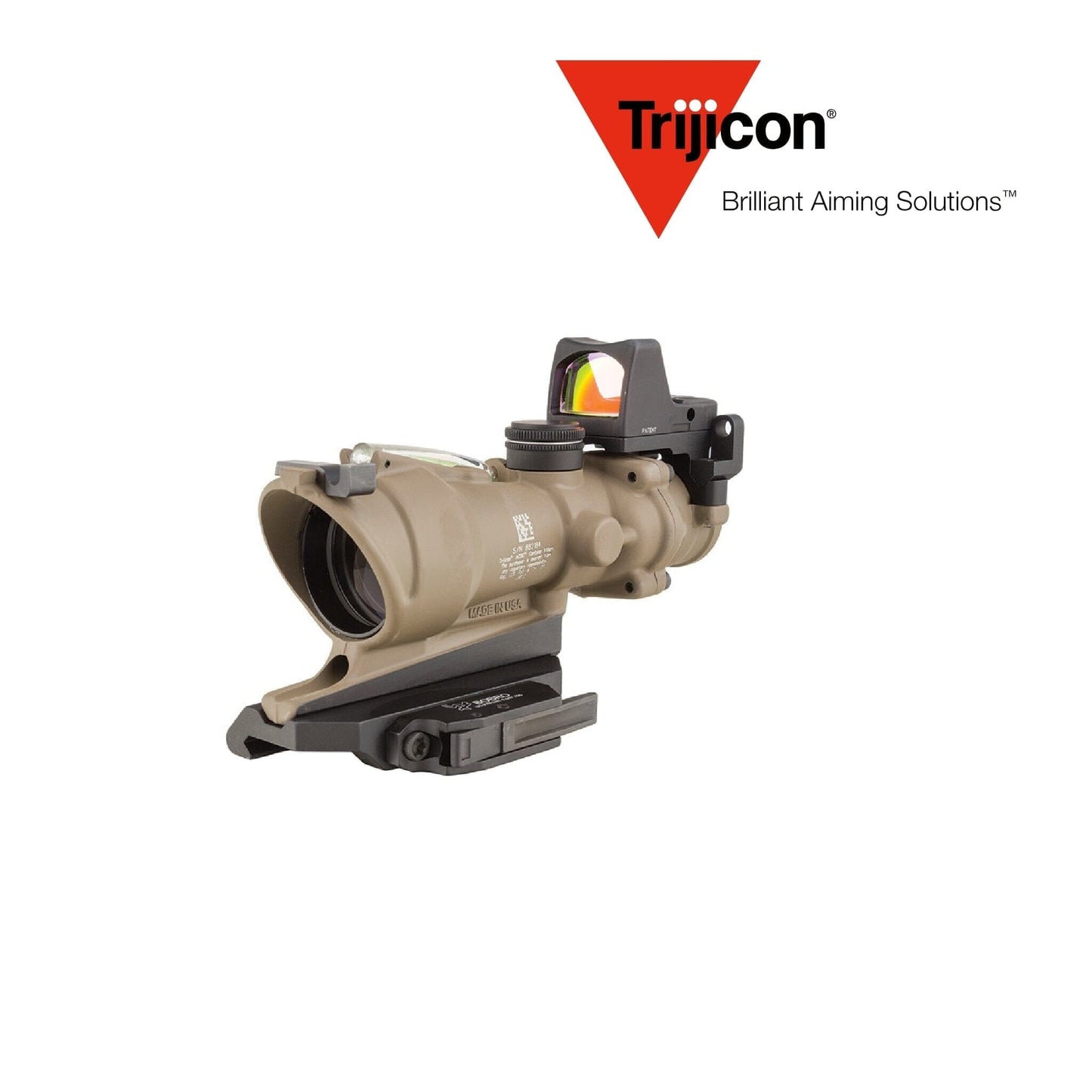 Trijicon ACOG 4×32 BAC ECOS Riflescope 5.56 BDC Green Crosshair Reticle Rifle Scope Trijicon