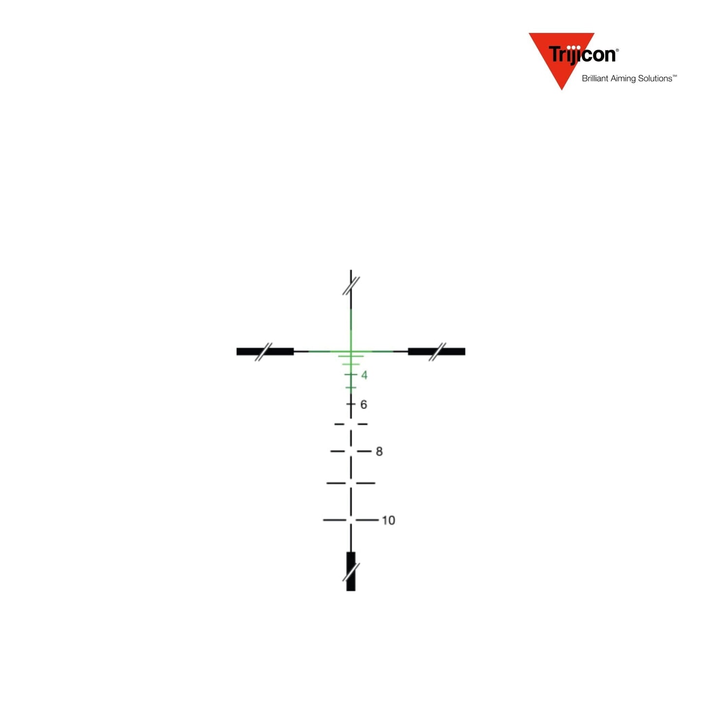 Trijicon ACOG 4×32 BAC ECOS Riflescope 5.56 BDC Green Crosshair Reticle Rifle Scope Trijicon