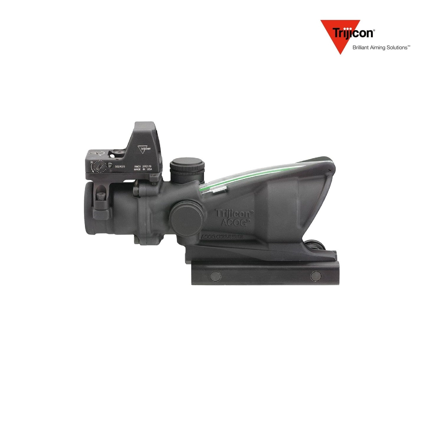 Trijicon ACOG 4×32 BAC Riflescope .223/5.56 BDC Green Chevron Reticle with RMR Rifle Scope Trijicon