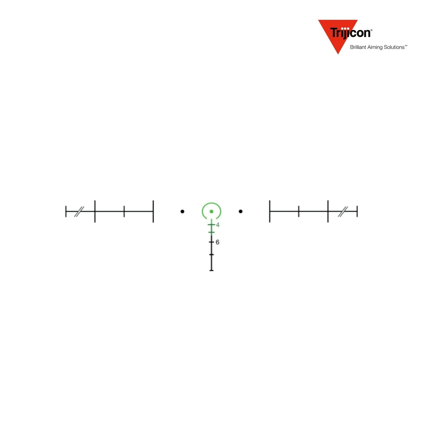 Trijicon ACOG 4x32 LED Riflescope .223/5.56 BDC Green Horseshoe/Dot Reticle Rifle Scope Trijicon