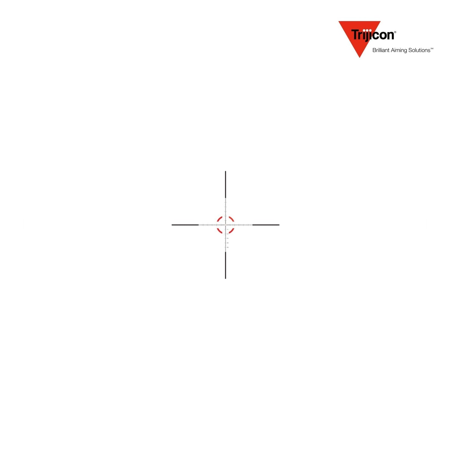 Trijicon Credo 1‑6×24 FFP Riflescope Red MRAD Segmented Circle Reticle Rifle Scope Trijicon