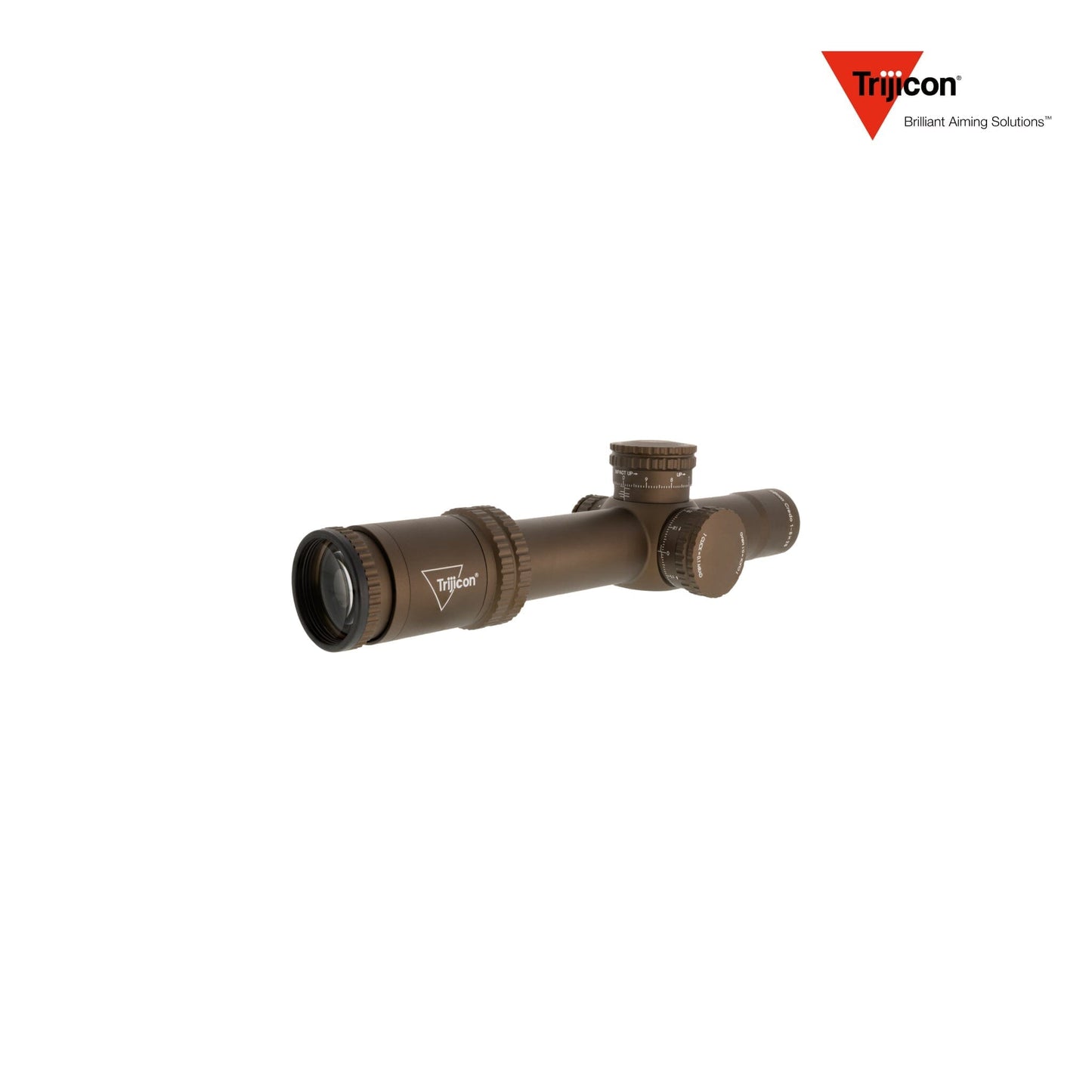 Trijicon Credo 1-8x28 FFP Riflescope - MRAD Segmented Circle Reticle - Coyote Brown Rifle Scope Trijicon