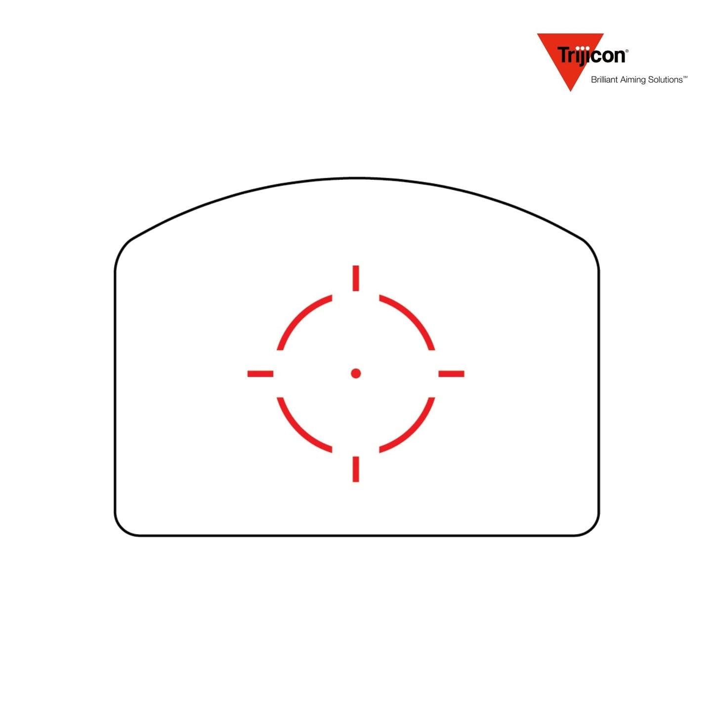 Trijicon RMR HD Adjustable LED Red Dot Sight - 1 MOA Dot with 55 MOA Ring Red Dot Sight Trijicon
