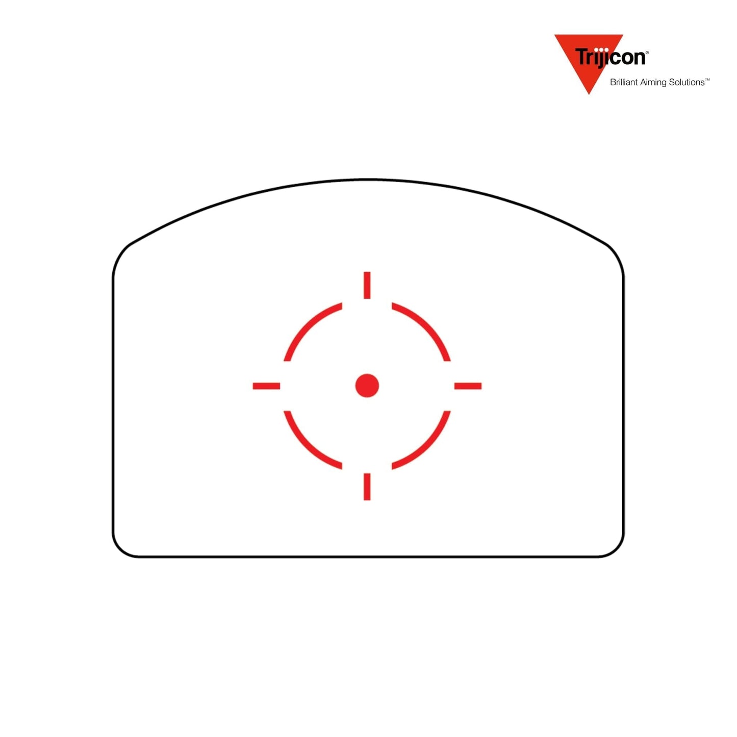 Trijicon RMR HD Adjustable LED Red Dot Sight - 3.25 MOA Dot with 55 MOA Ring Red Dot Sight Trijicon