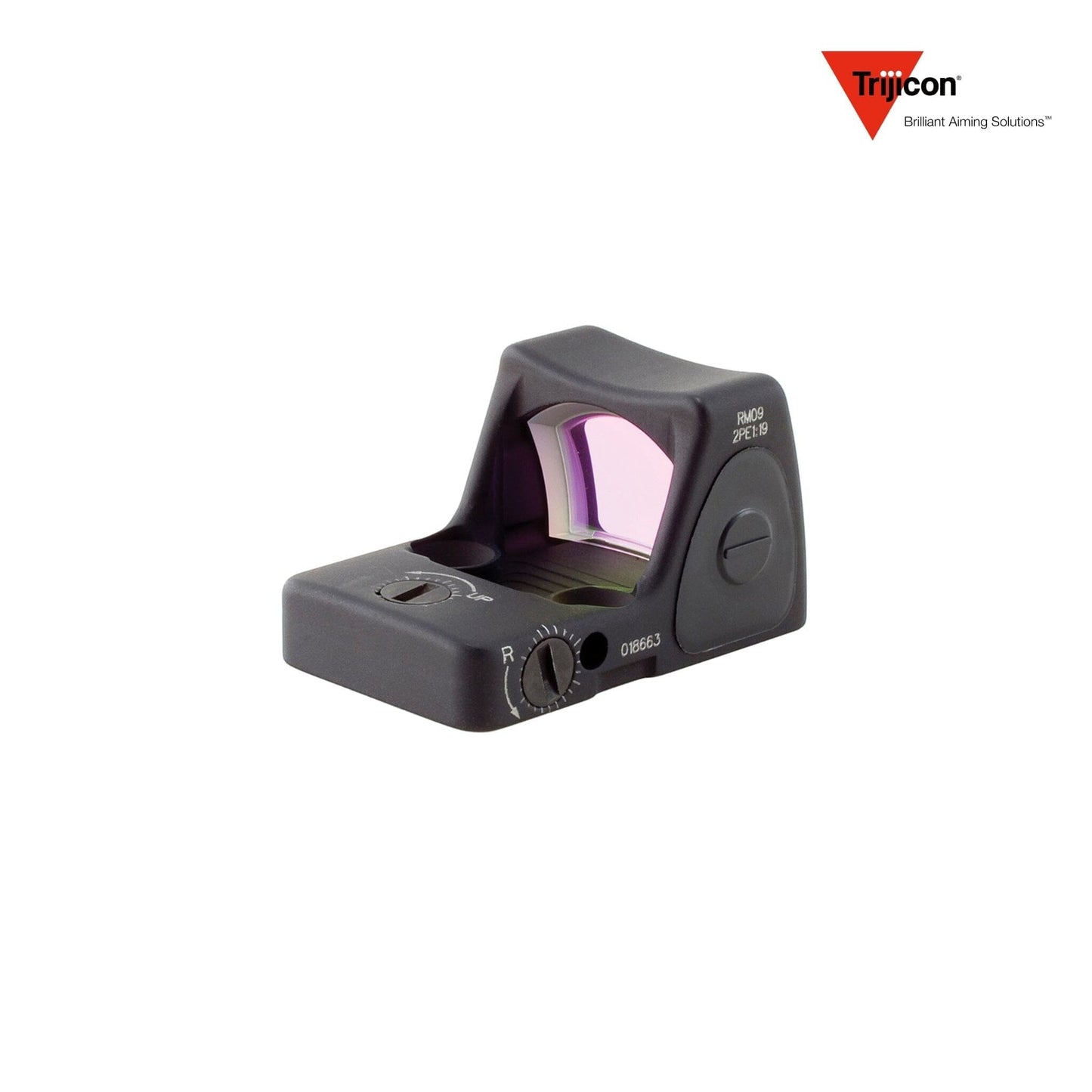 Trijicon RMR Type 2 Adjustable LED Red Dot Sight - 1 MOA Dot - Black Red Dot Sight Trijicon