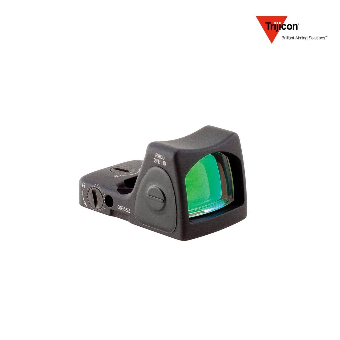 Trijicon RMR Type 2 Adjustable LED Red Dot Sight - 1 MOA Dot - Black Red Dot Sight Trijicon