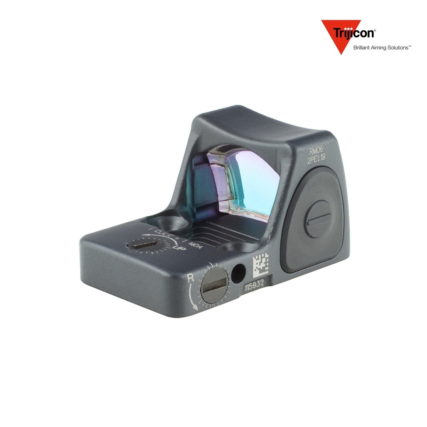 Trijicon RMR Type 2 Adjustable LED Red Dot Sight - 3.25 MOA Dot - Gray Red Dot Sight Trijicon