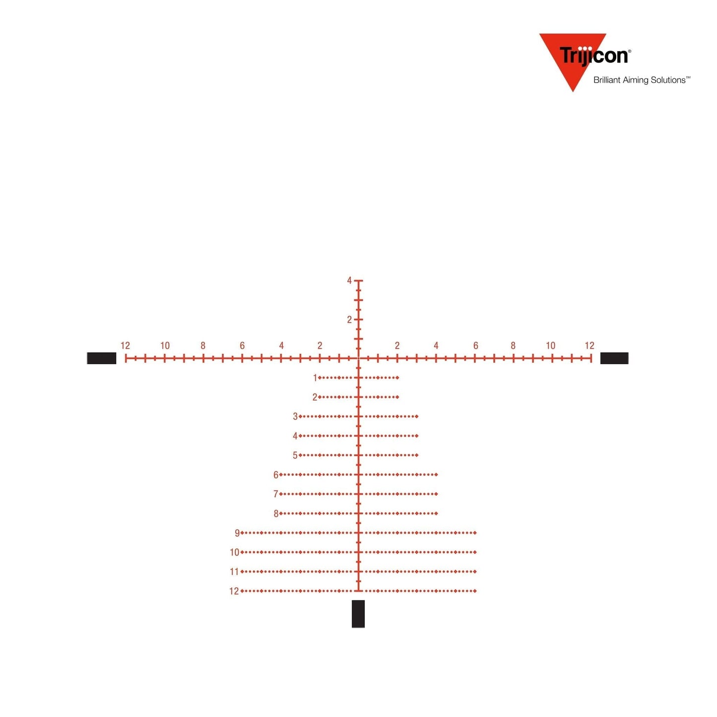 Trijicon Tenmile 4.5-30x56 Riflescope FFP MRAD Precision Tree Reticle Rifle Scope Trijicon