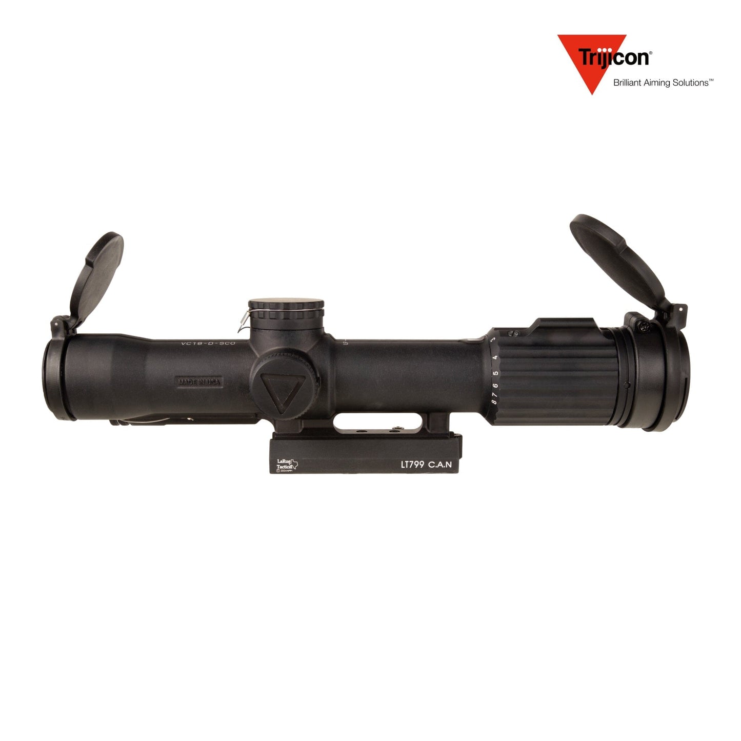 Trijicon USMC SCO VCOG 1-8x28 Riflescope Red MRAD Segmented Circle Enhanced Reticle Rifle Scope Trijicon