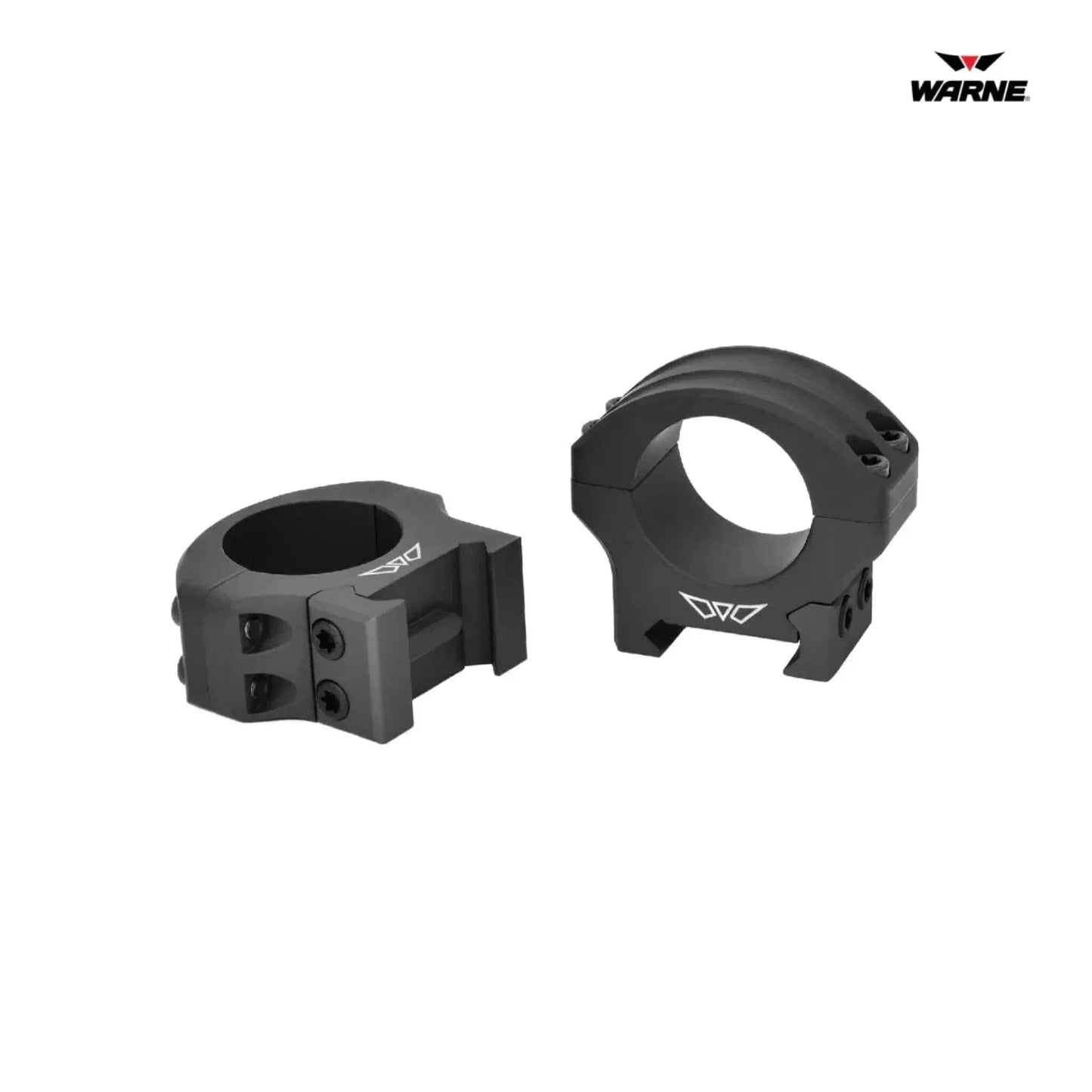 Warne HyperLite 1″ Low Matte Scope Rings Rifle Scope Rings Warne