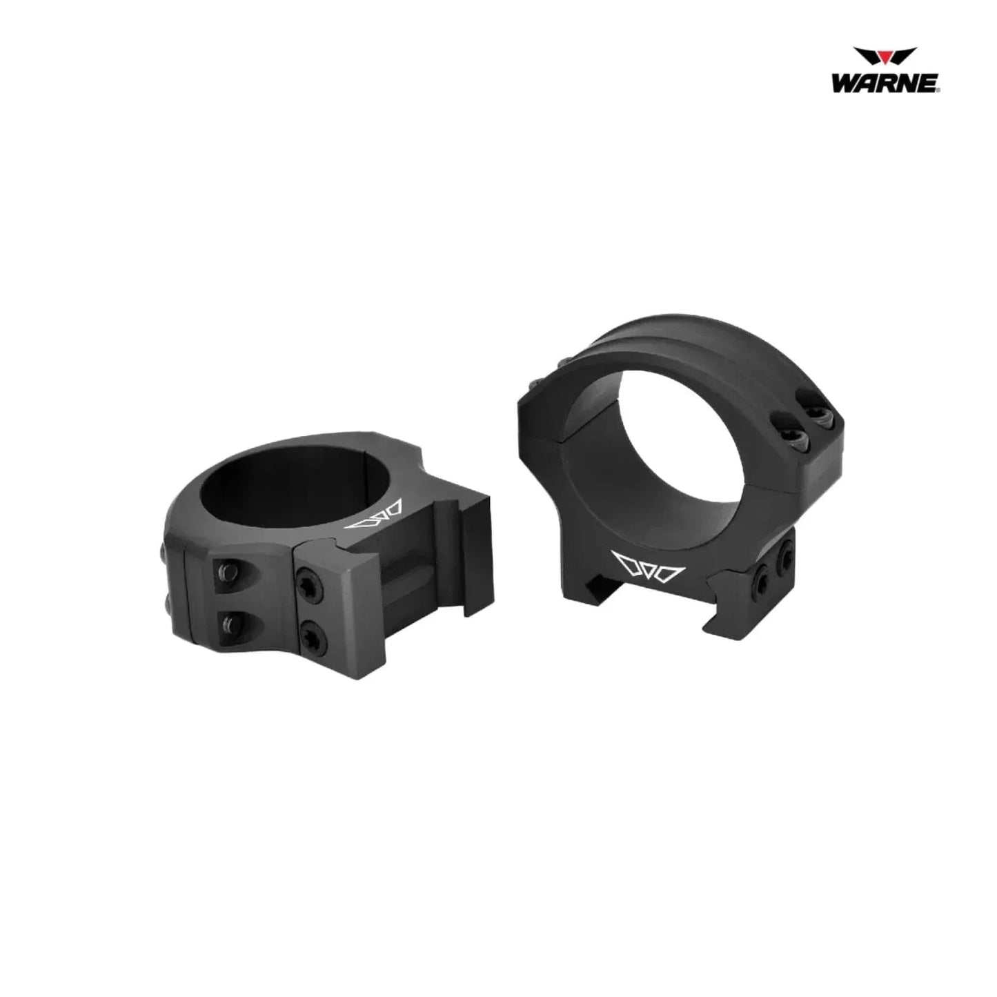 Warne HyperLite 30mm Low Matte Scope Rings Rifle Scope Rings Warne