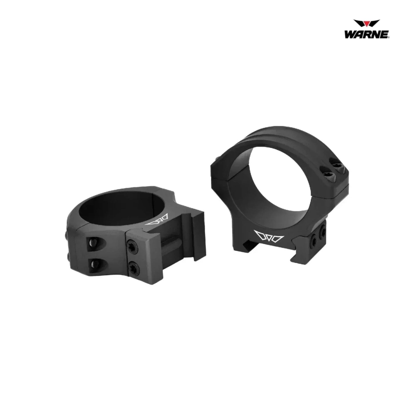 Warne HyperLite 34mm Low Matte Scope Rings Rifle Scope Mount Warne