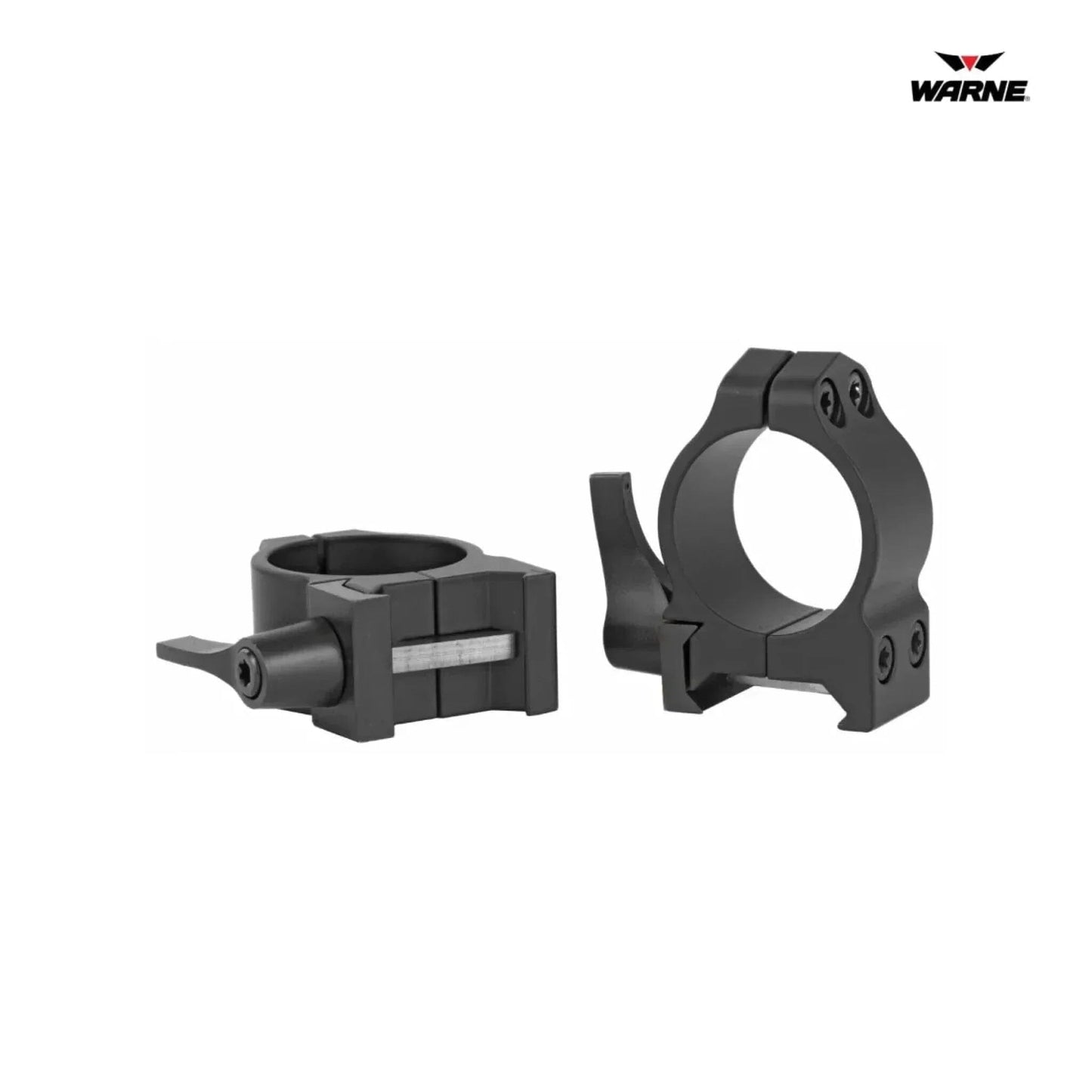 Warne Maxima Quick-Detach Scope Rings - 1″ Tube - Low Height Rifle Scope Rings Warne