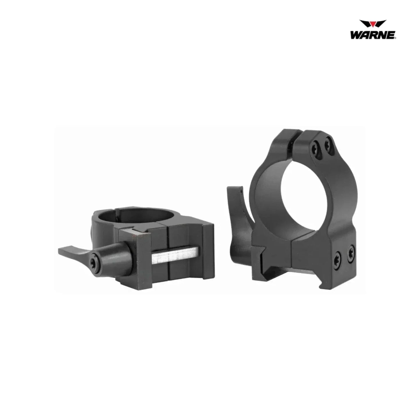 Warne Maxima Quick-Detach Scope Rings - 1″ Tube - Medium Height Rifle Scope Rings Warne