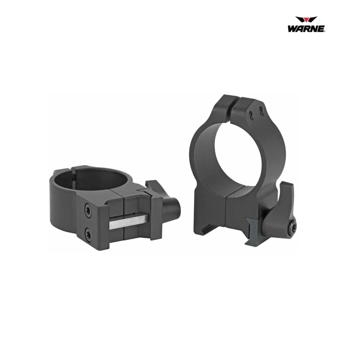 Warne Maxima Quick-Detach Scope Rings - 30mm Tube - High Height Rifle Scope Rings Warne