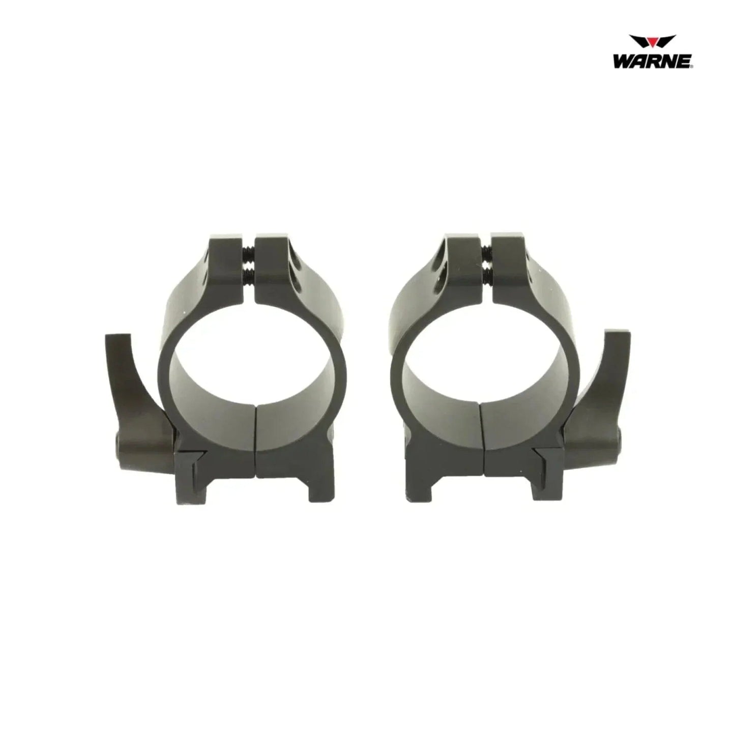 Warne Maxima Quick-Detach Scope Rings - 30mm Tube - Low Height Rifle Scope Rings Warne