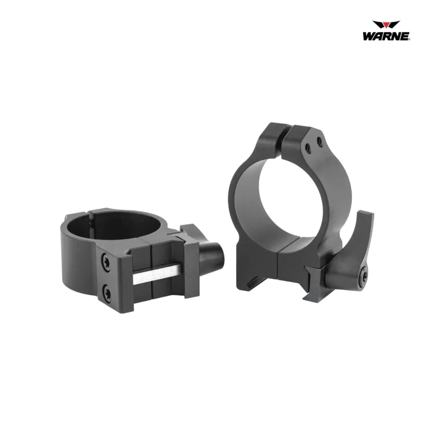 Warne Maxima Quick-Detach Scope Rings - 30mm Tube - Medium Height Rifle Scope Rings Warne