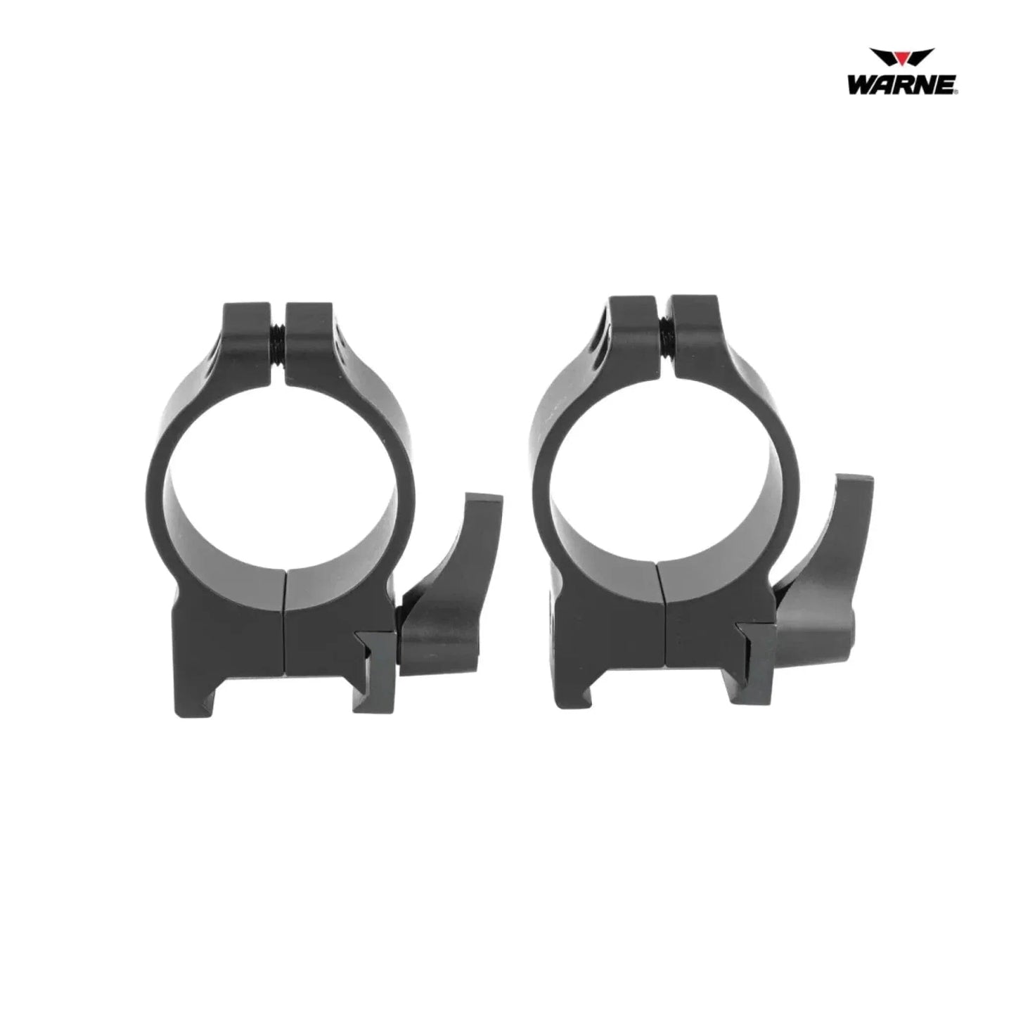 Warne Maxima Quick-Detach Scope Rings - 30mm Tube - Medium Height Rifle Scope Rings Warne