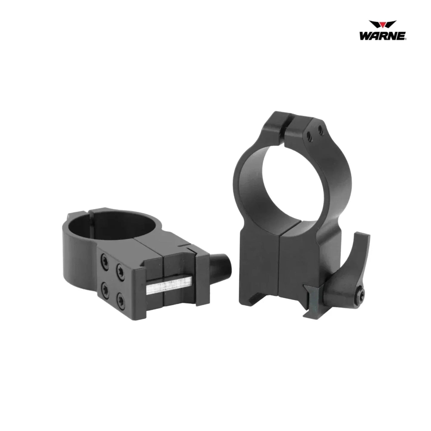 Warne Maxima Quick-Detach Scope Rings - 30mm Tube - Ultra-High Height Rifle Scope Rings Warne