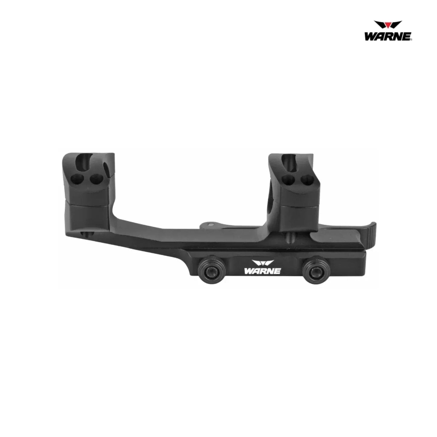 Warne QD X-SKEL Quick-Detach Cantilever Scope Mount - 30mm Tube - Black Rifle Scope Mount Warne