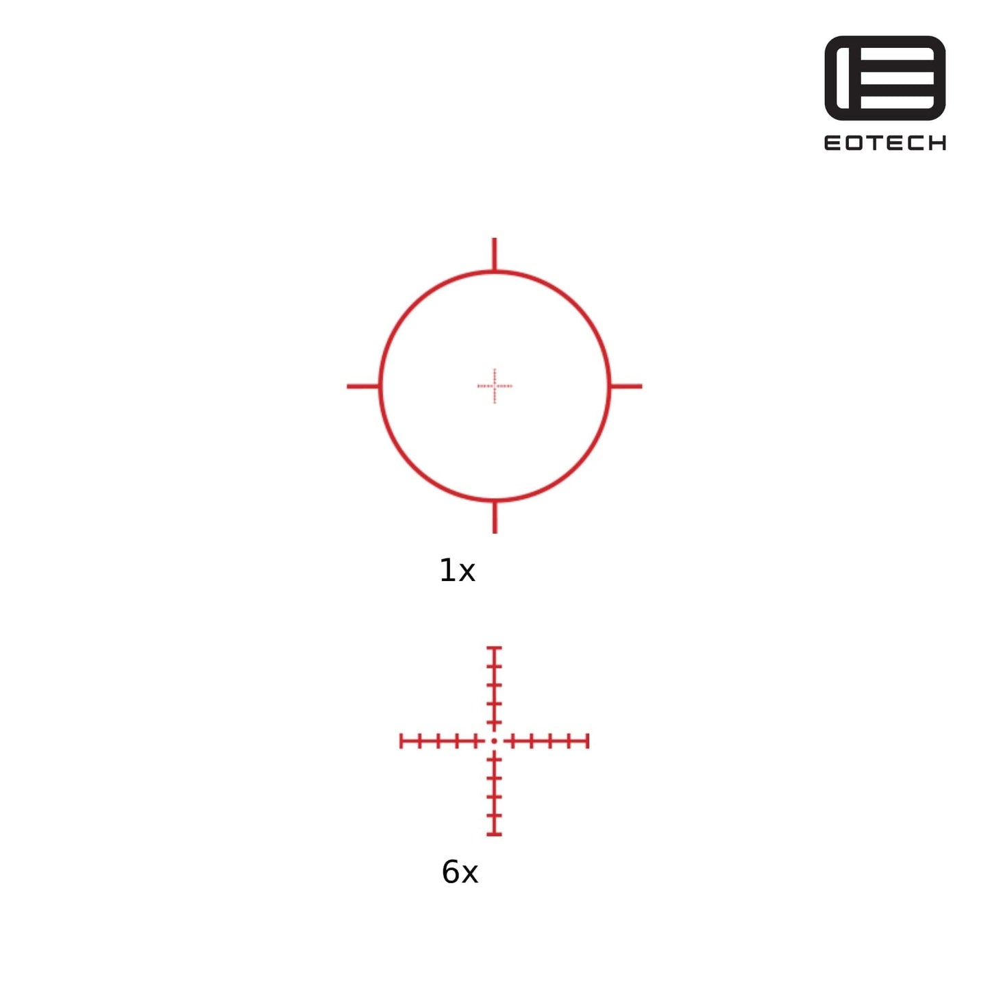 EOTech Vudu 1-6x24 FFP Rifle Scope SR1 MRAD Reticle Rifle Scope EOTech 