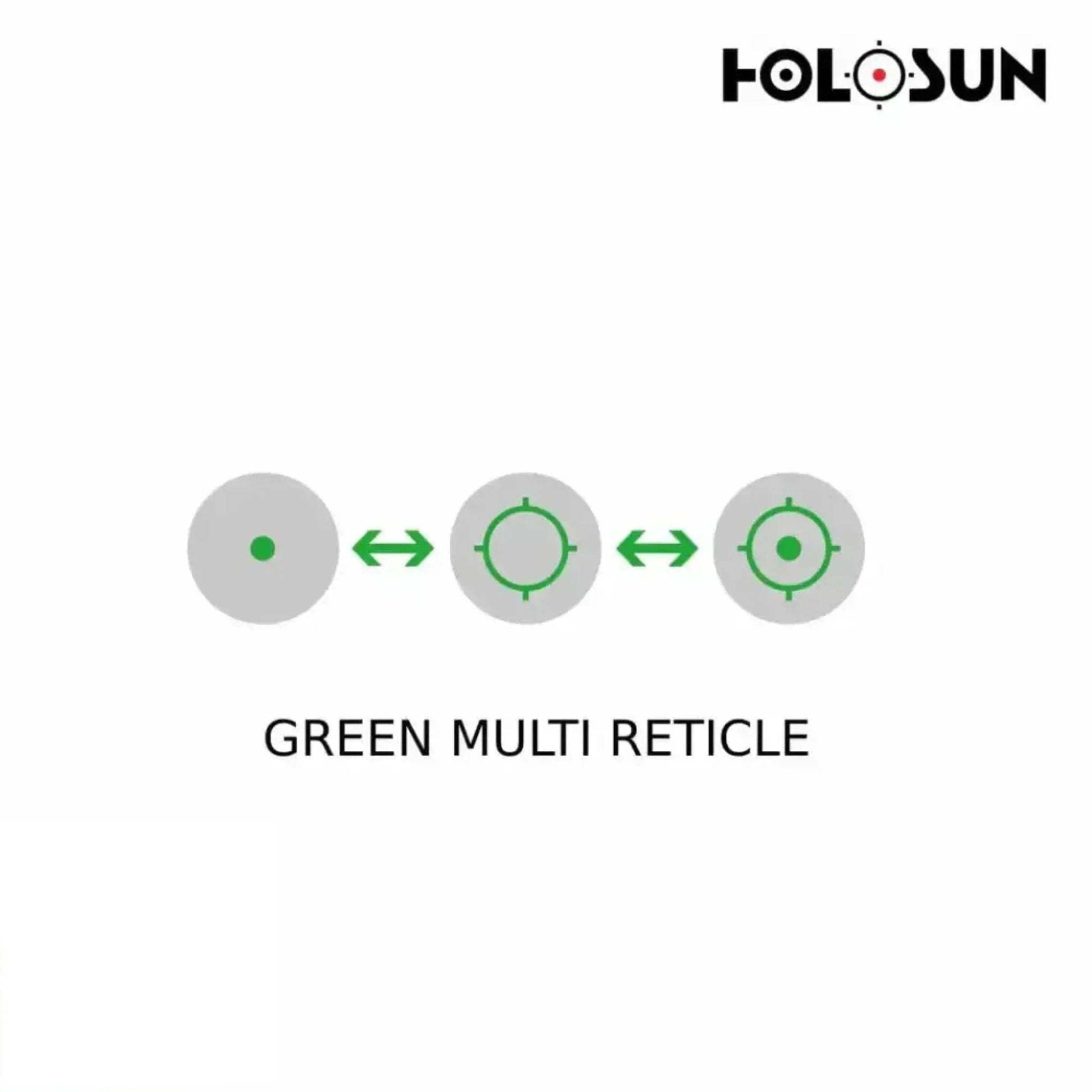 Holosun SCS Reflex Green Dot Sight fits SIG Sauer P320 Green Dot Sight Holosun 