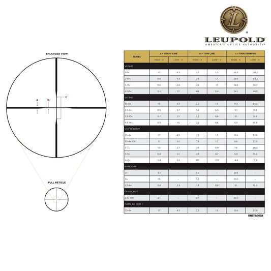 Leupold VX-3HD 3.5-10x50 CDS-ZL Rifle Scope Duplex Reticle Rifle Scope Leupold 