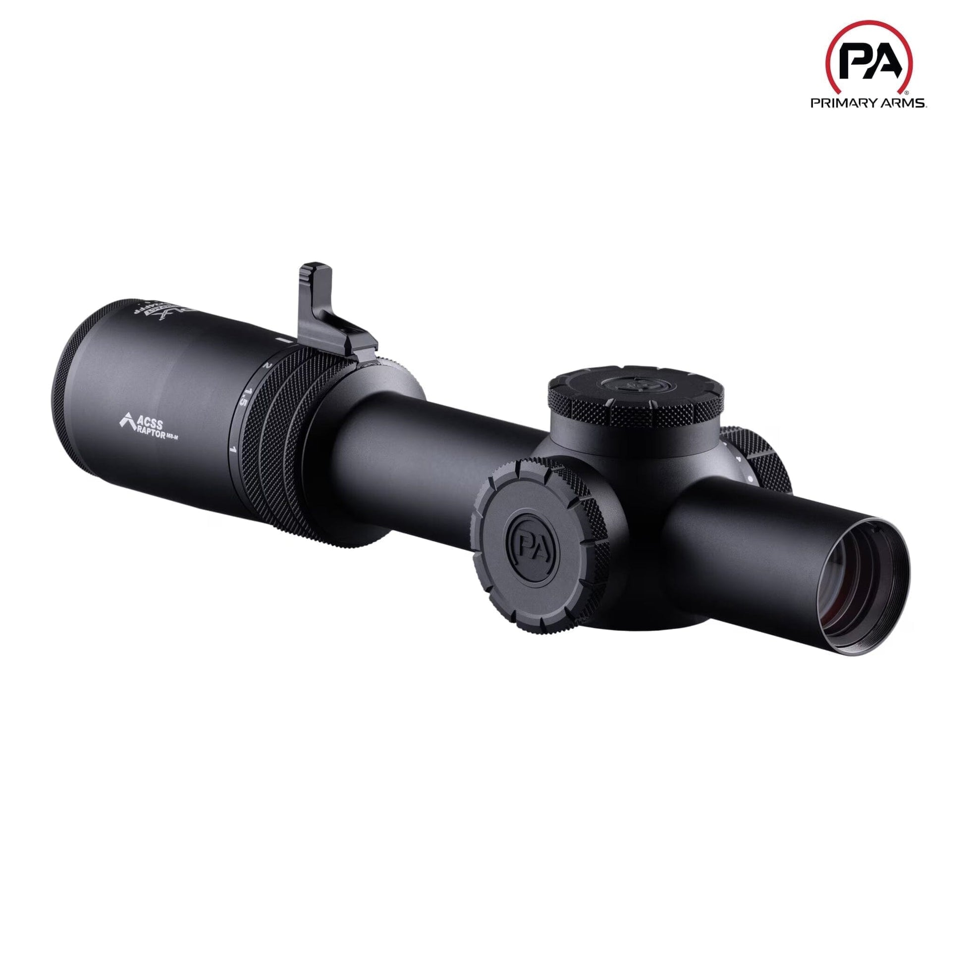 Primary Arms Compact PLxC 1-8x24 FFP Riflescope - ACSS Raptor M8 Meter Reticle - Black Rifle Scope Primary Arms 