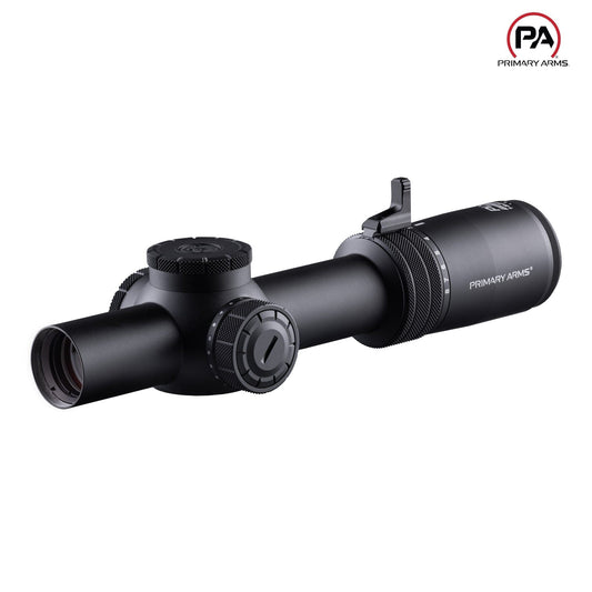 Primary Arms Compact PLxC 1-8x24 FFP Riflescope - ACSS Raptor M8 Yard Reticle - Black Rifle Scope Primary Arms 