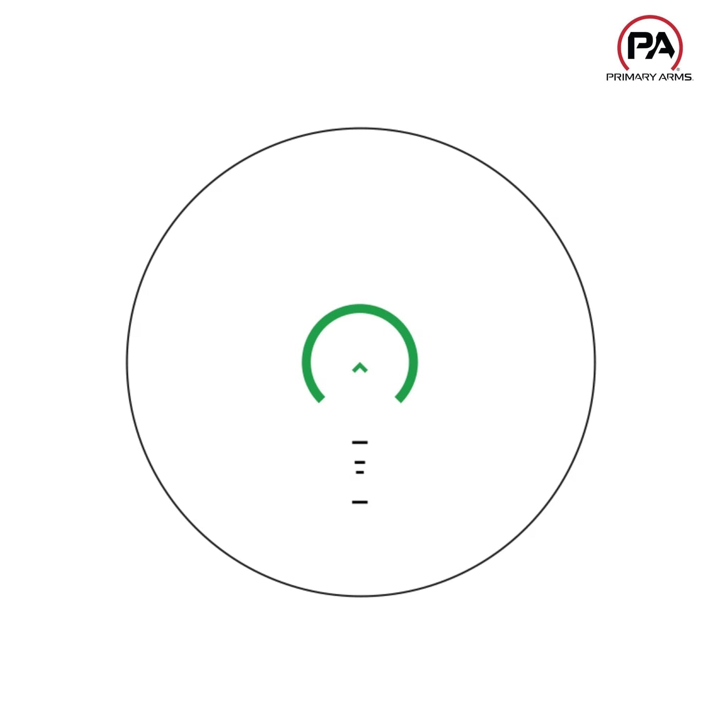 Primary Arms GLx 1x MicroPrism Scope - Green ACSS Cyclops Reticle - Black Prism Scope Primary Arms 